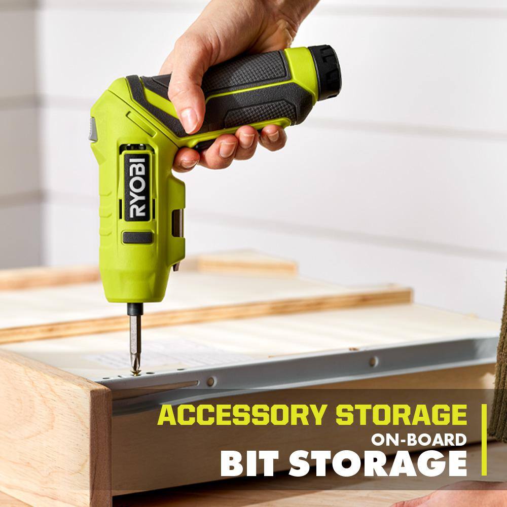 RYOBI USB Lithium Screwdriver Kit with FREE USB Lithium 2.0 Ah Lithium Rechargeable Battery FVD50K-FVB02