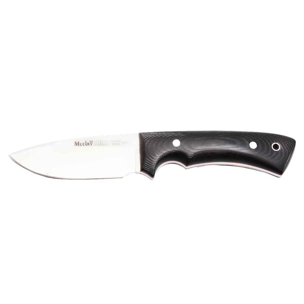 Muela Rhino 3.5 inch Fixed Blade Knife  Black