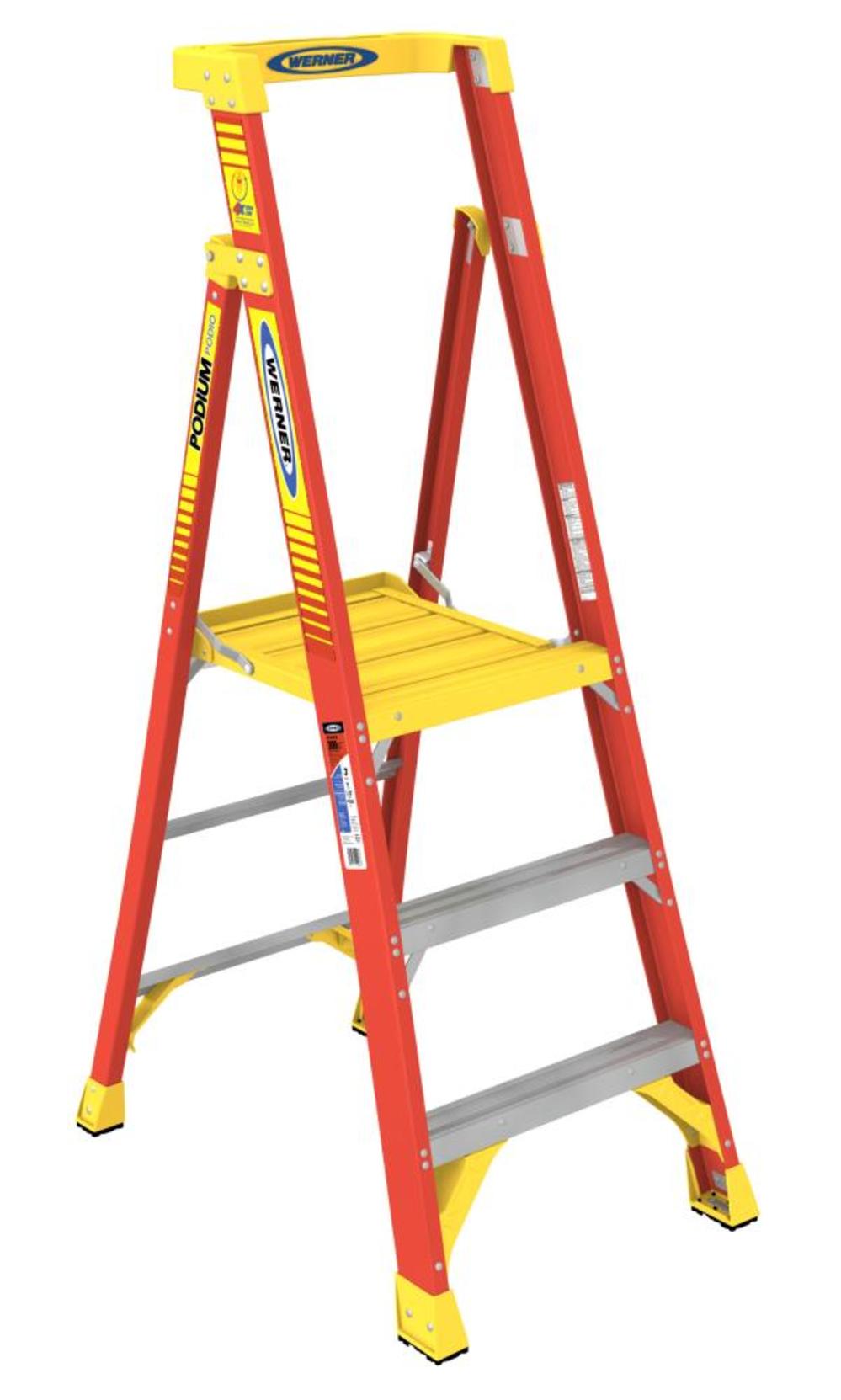 3 Ft. Type IA Fiberglass Podium Ladder