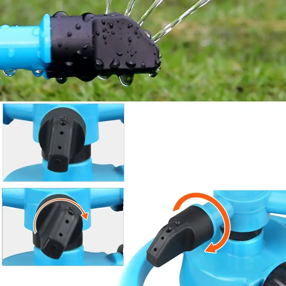 360 Degree Rotating Automatic Garden Lawn Sprinklers Water System Quick Coupling Yard Lawn Nozzle Garden Irrigation Supplies