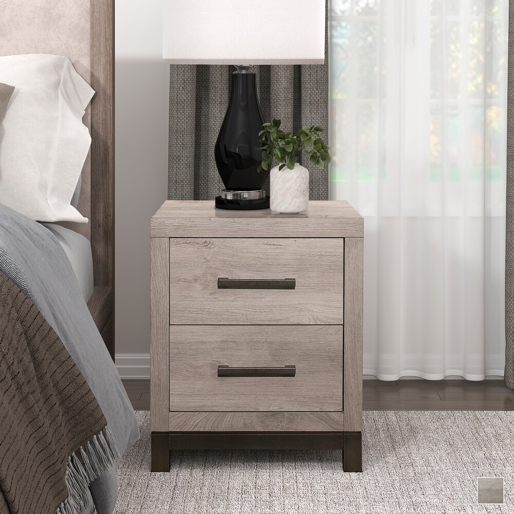 Lufkin 2 Drawer Nightstand