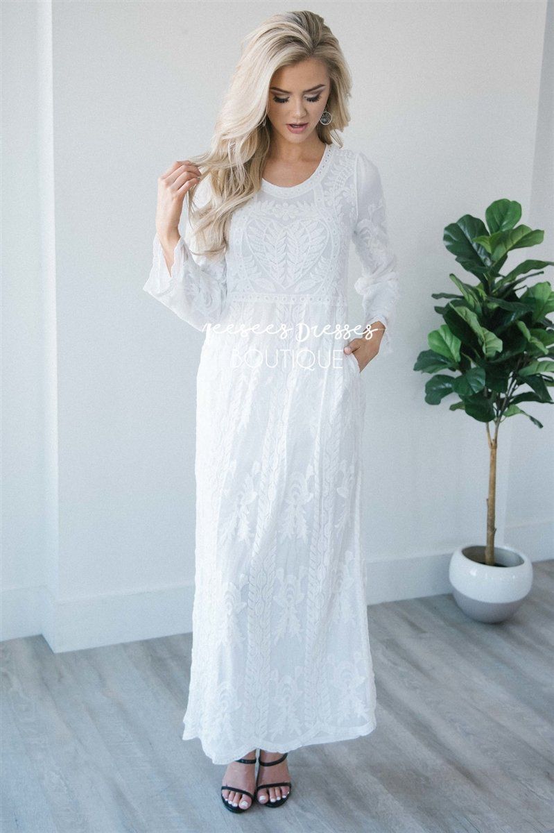 Day Dreamer Lace Full Length Dress