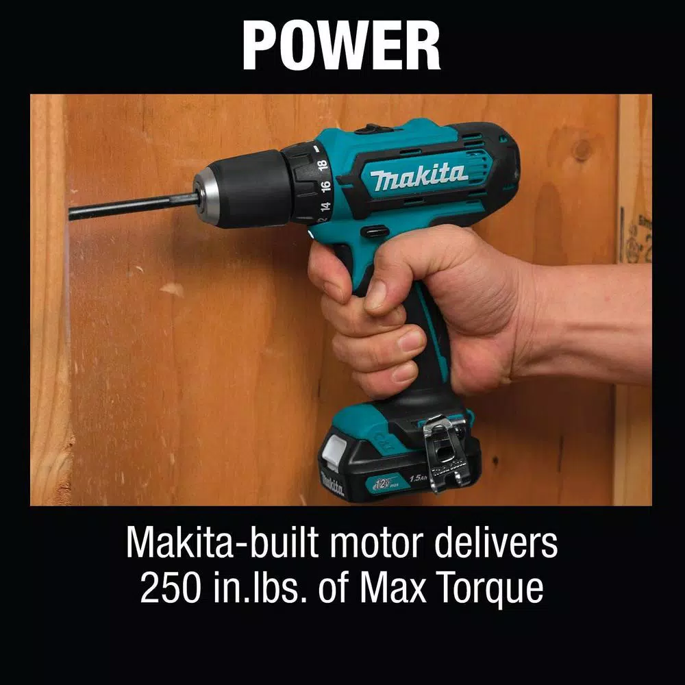 Makita 12-Volt MAX CXT Lithium-Ion Cordless 3/8 in. Drill and Impact Driver Combo Kit with (2) 1.5Ah Batteries Charger and Bag and#8211; XDC Depot