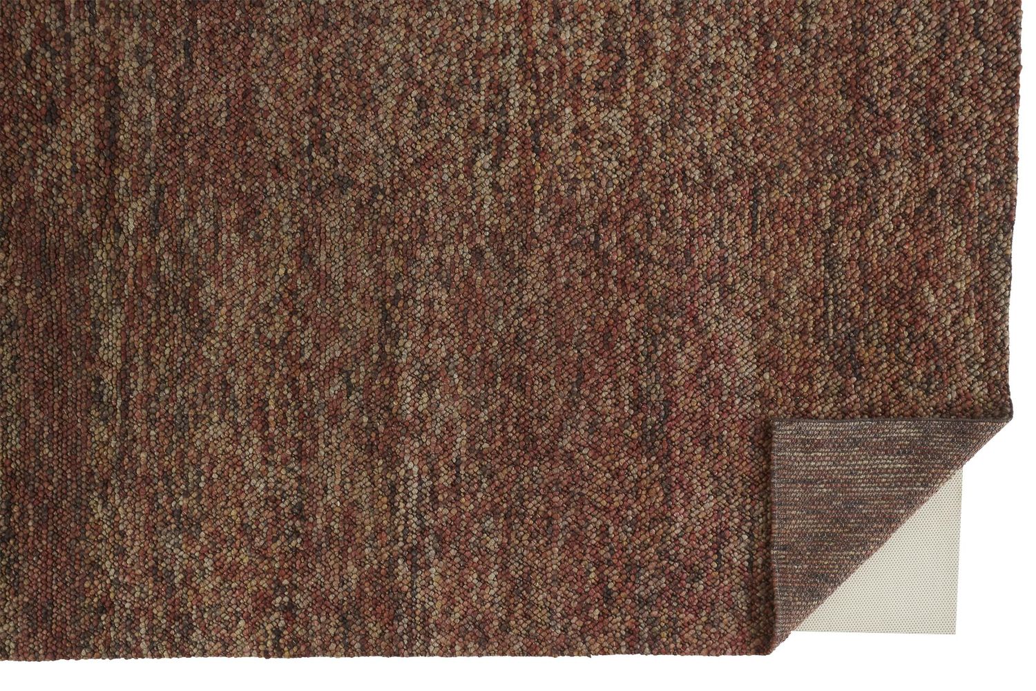 Genet Hand Woven Rust and Brown Rug by BD Fine