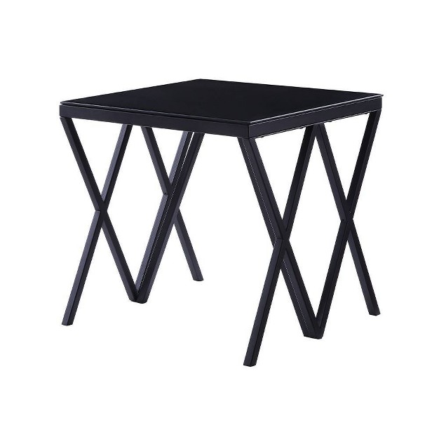 Accent Tables Black And Glass Acme Furniture