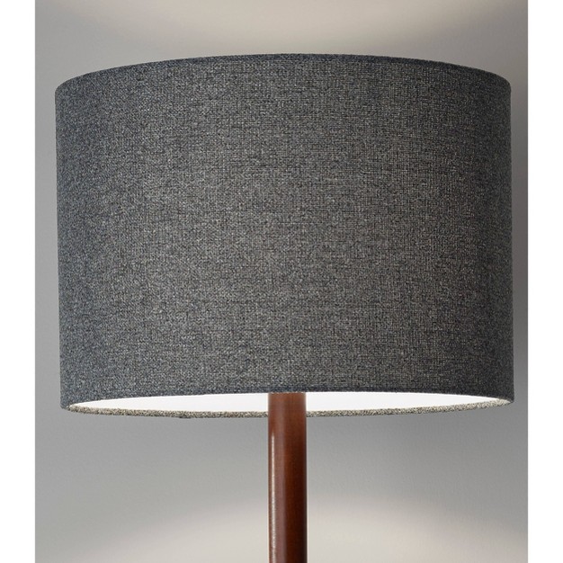 3 way Ellis Floor Lamp Brown Adesso