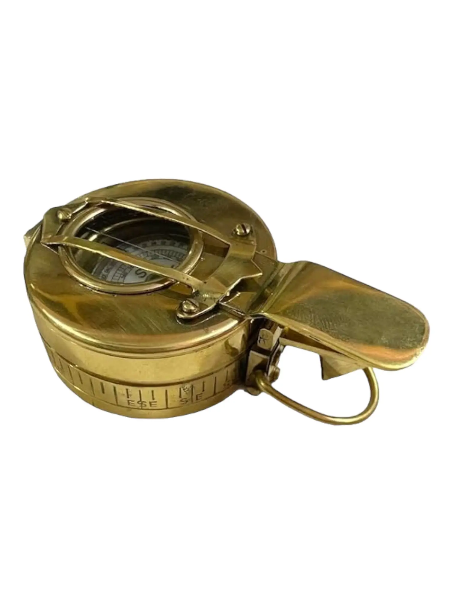 Top Selling Nautical Solid Brass Compass Handmade Pocket Compass Collectible Item from Indian Exporter