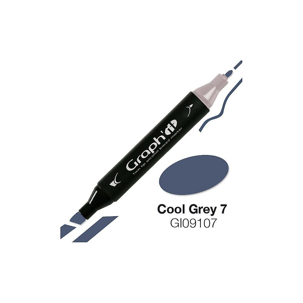 Graph'It Double Tip Marker - Cool Grey 7