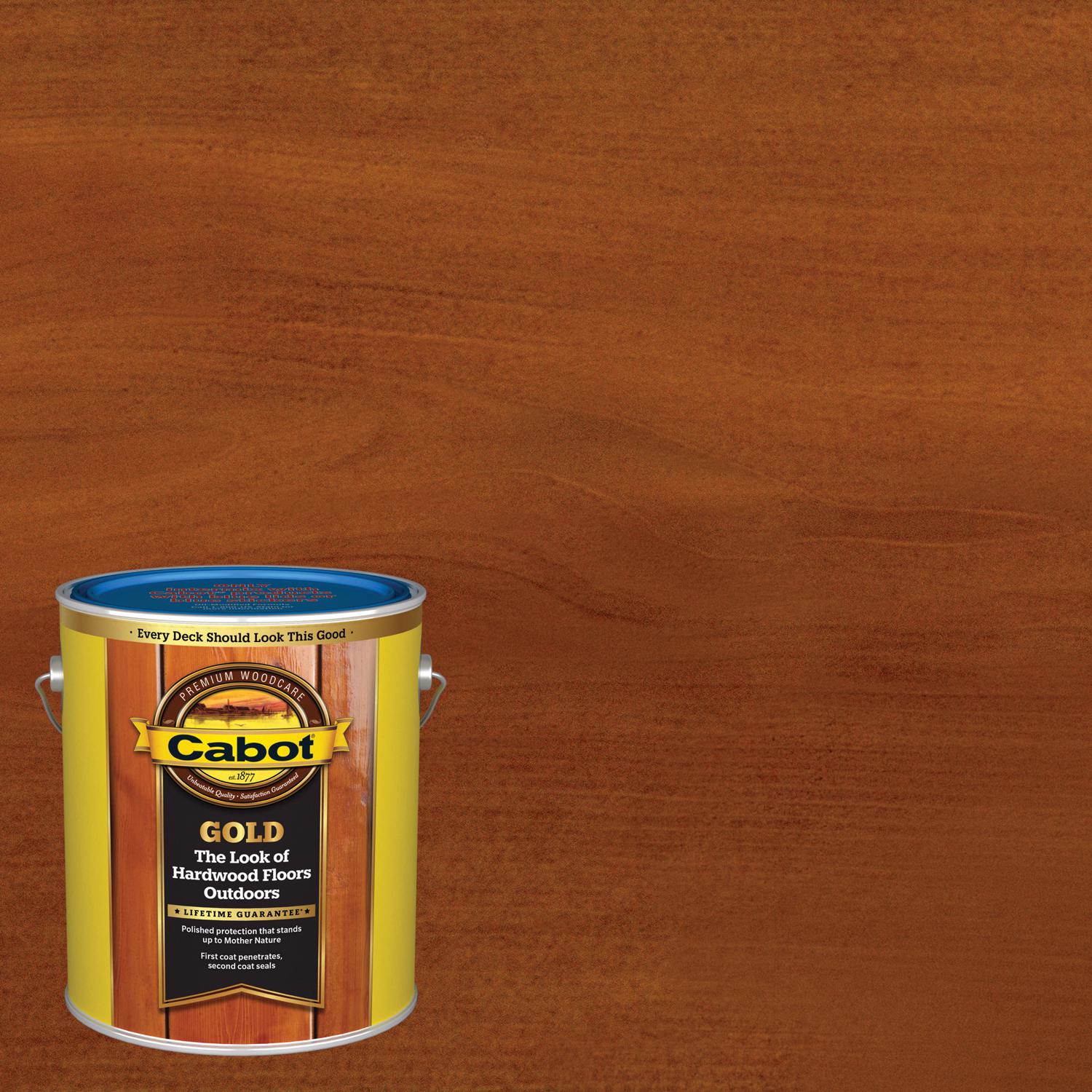 Cabot Gold Low VOC Satin Sunlit Walnut Oil-Based Deck Varnish 1 gal