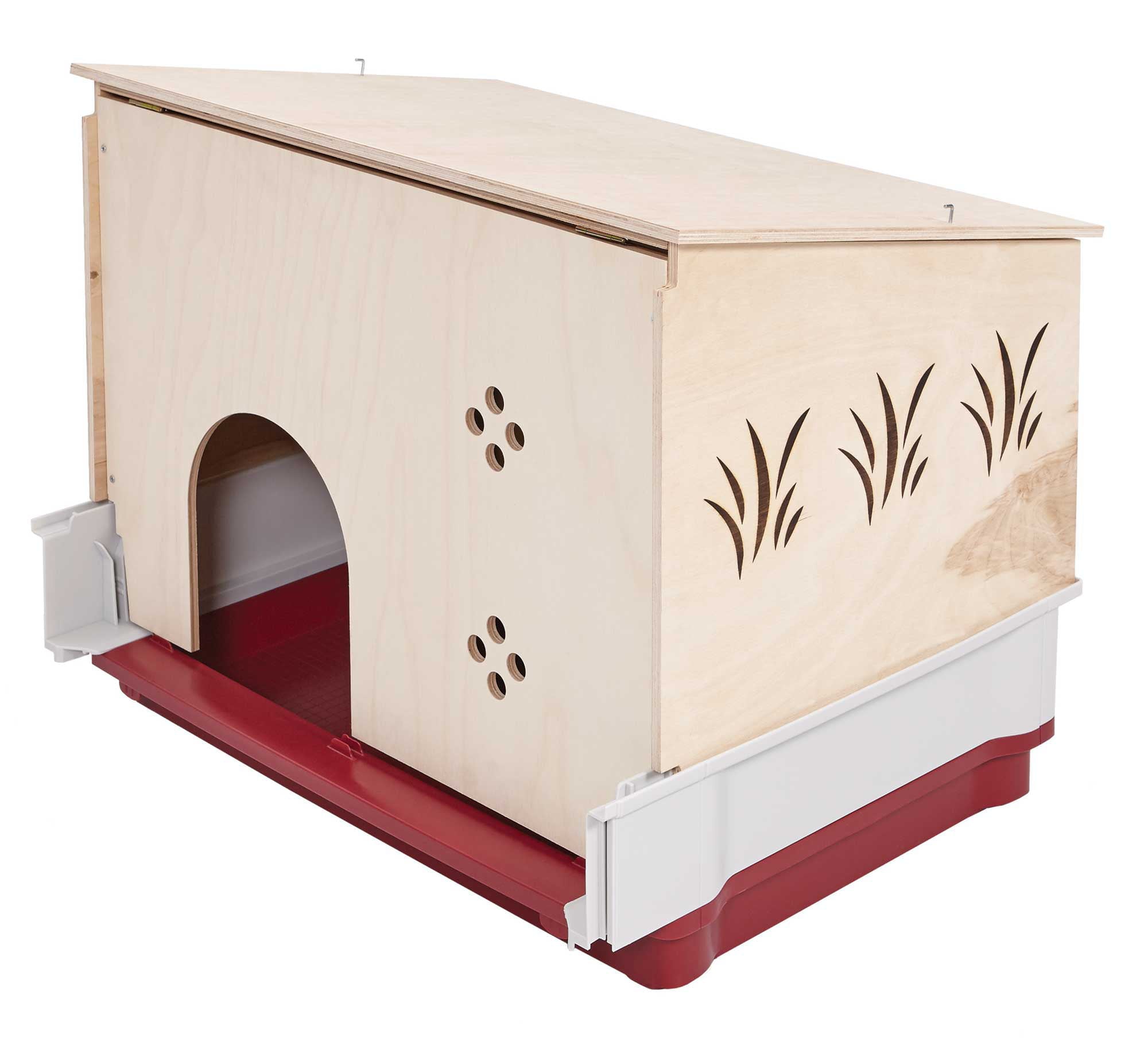 MidWest Homes For Pets Wabbitat Deluxe Rabbit Home Wood Hutch Extension