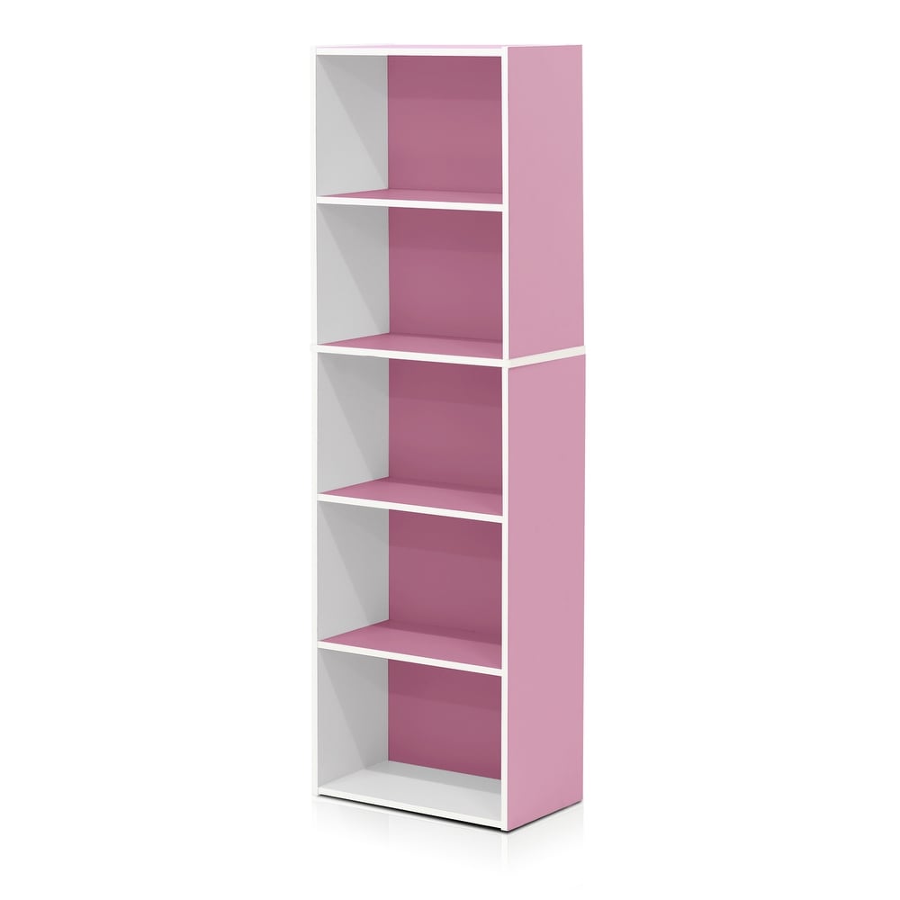 Porch   Den Hollygrove Reversible Color 5 tier Open Shelf Bookcase