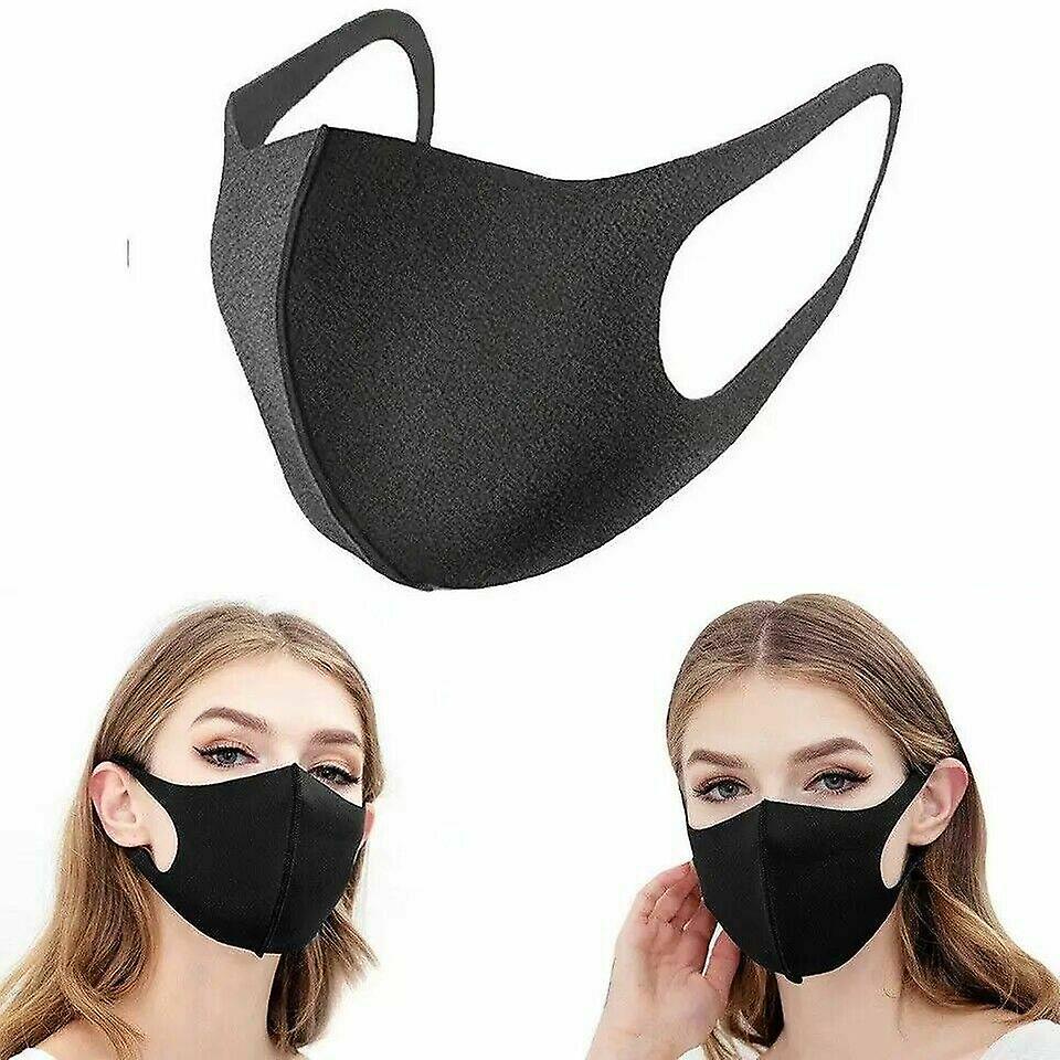 Strong and reusable face mask (black)