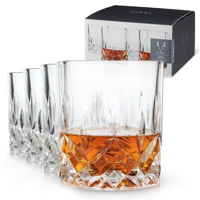 Admiral Crystal Tumblers set of 4 by Viski