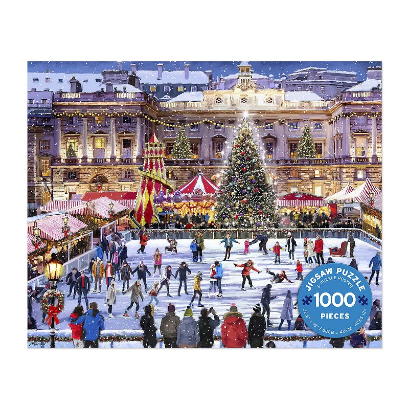 Winter Skating 1000 Piece Holiday Puzzle