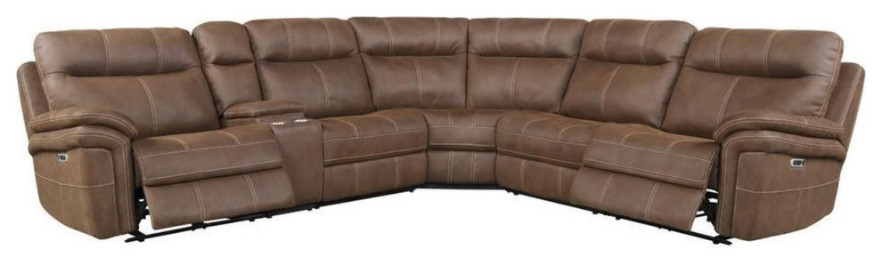 Parker Living Mason 6 PieceSectional Sofa Package A   Contemporary   Sectional Sofas   by Unlimited Furniture Group  Houzz