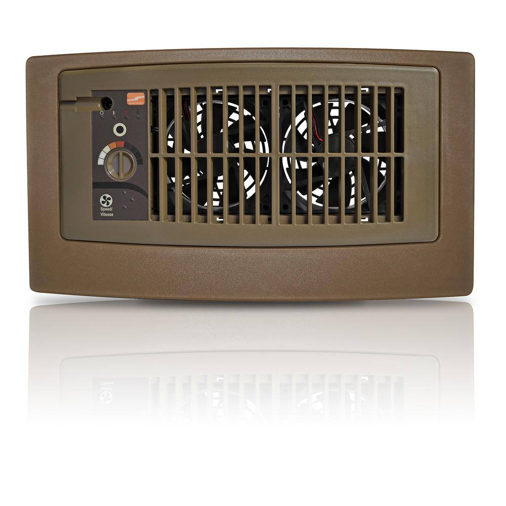 Suncourt Flush Fit Smart Register Booster Fan in Brown with Adaptor Plate Included HC500-BPL