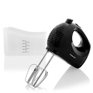 OVENTE 5-Speed Ultra Power Hand Mixer with Free Storage Case Black HM151B