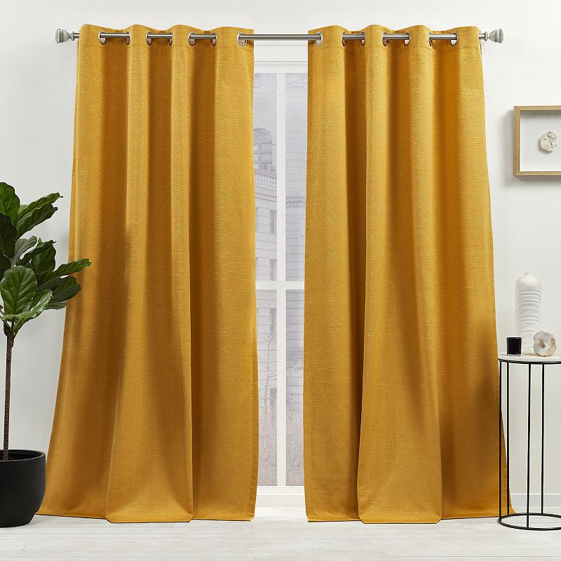 Nicole Miller New York Sawyer Light Filtering 2-panel Window Curtain Set