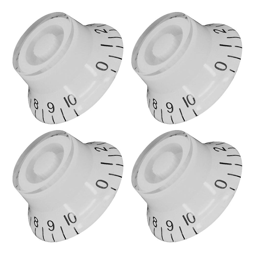 Electric Guitar Tone Volume Control Knobs For Epi/lp Electric Guitar 4pcs White