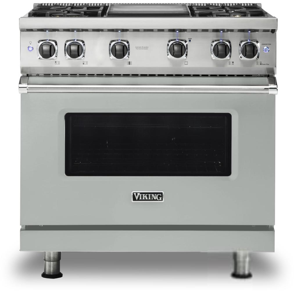 Viking 36-inch Freestanding Gas Range with GourmetGlo VGR536-4GAG