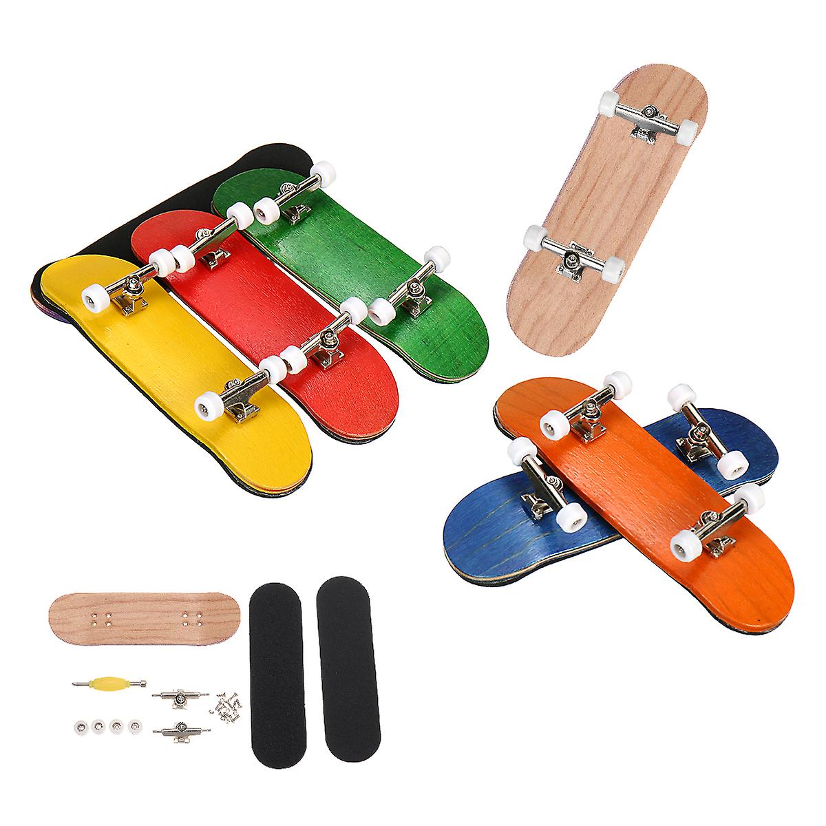 Wooden Fingerboard Skateboard Children Deck Sport Game Gift Maple Finger Toy For Adults Kids