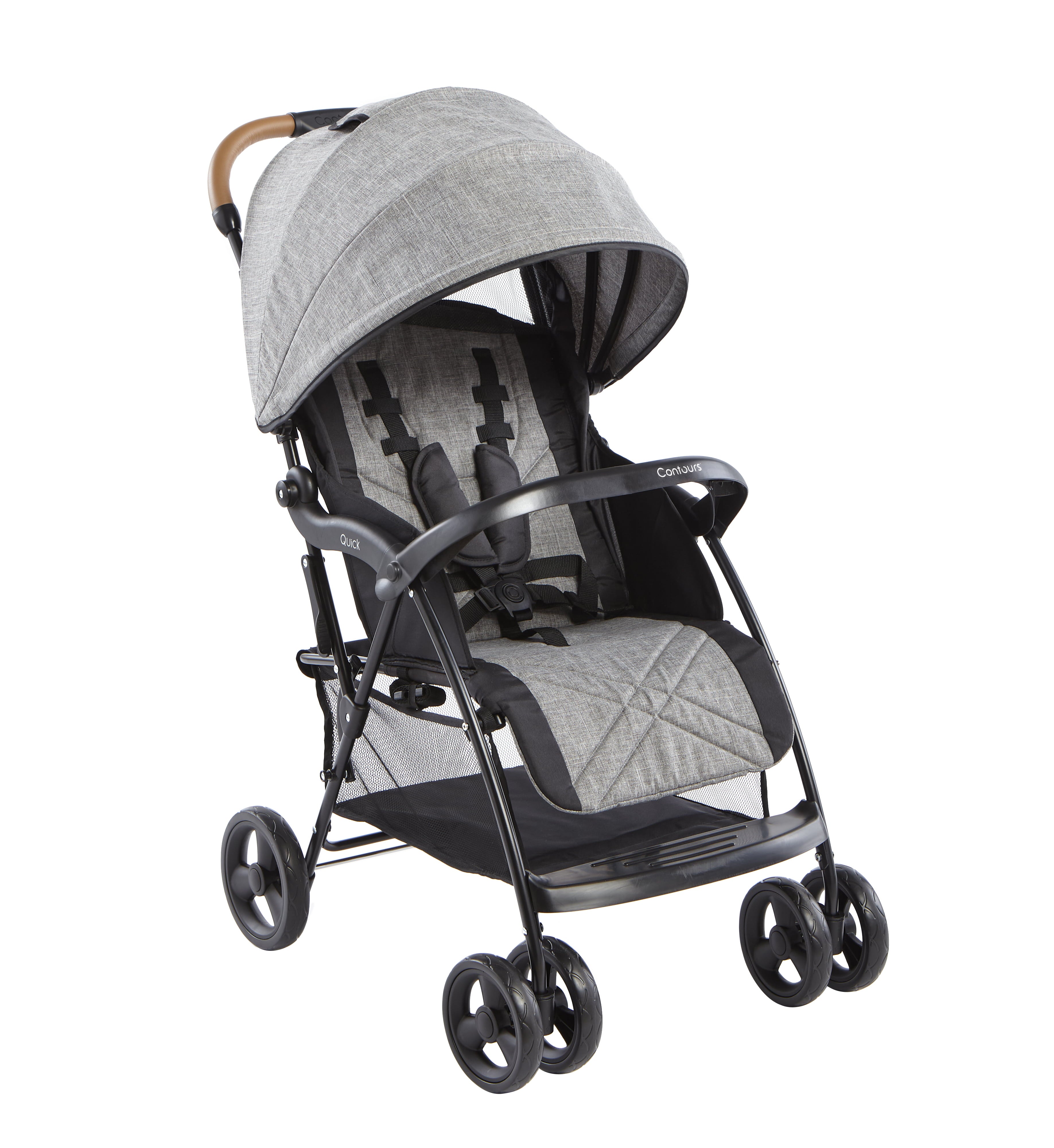 Contours Quick® Lightweight Baby Stroller for Boy or Girl, Gray