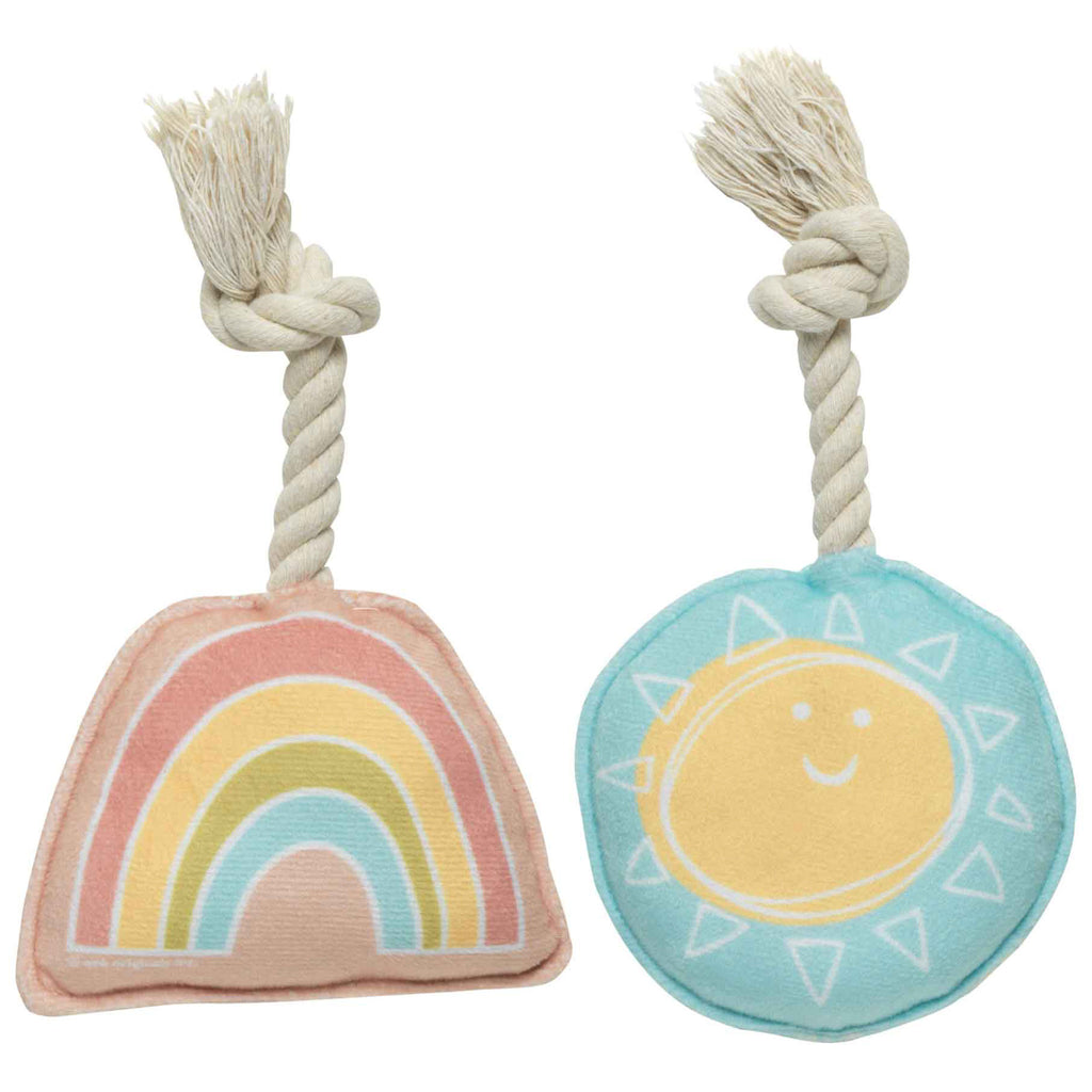 Ore Pet Rainbow and Sunshine Mini Rope Dog Toys