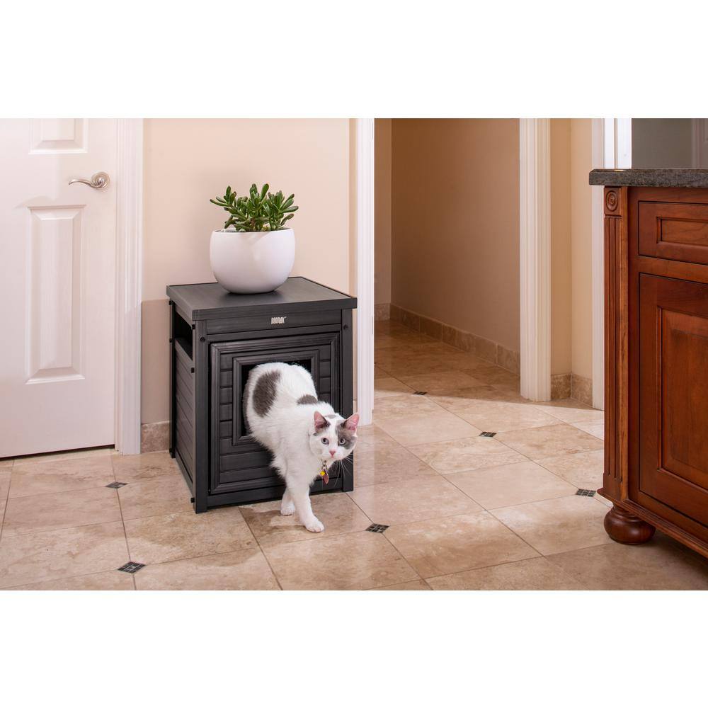 New Age Pet ECOFLEX Litter Box Cover End Table - Espresso EHLB801-02