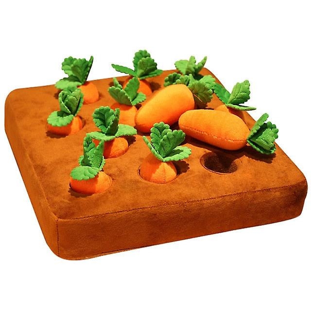 Fun iq carrot dog snuffle mat