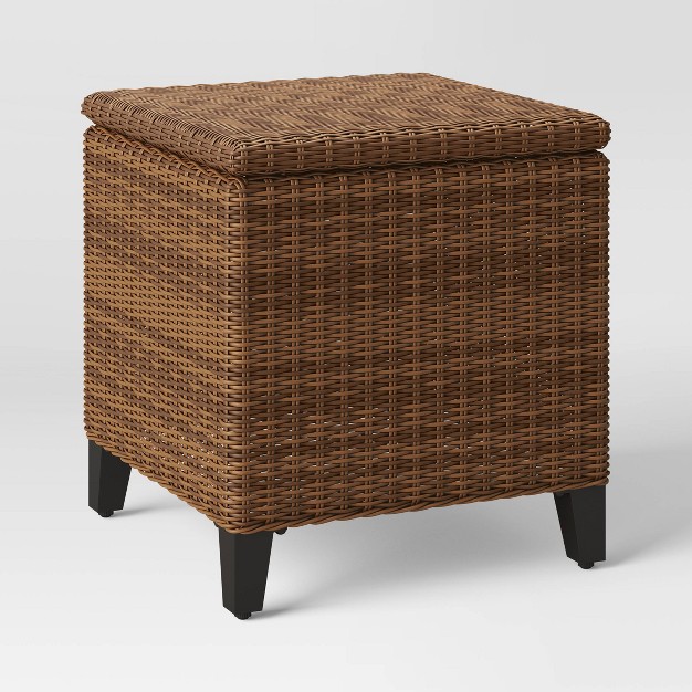 Brookfield Patio End Table With Storage