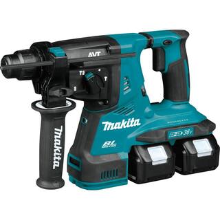 Makita 18V X2 LXT Lithium-Ion 36V 1-18 in. Brushless Cordless Rotary Hammer Kit 5.0 Ah XRH08PT