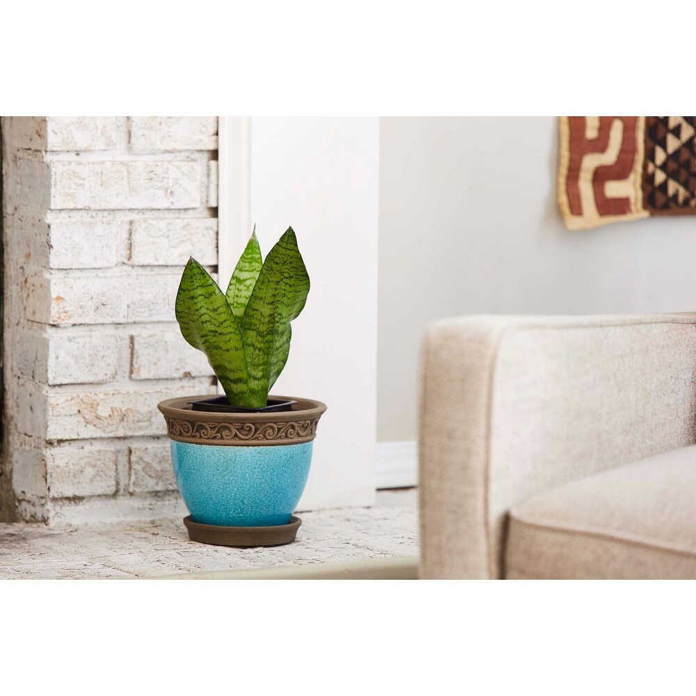 Southern Patio Cadiz Planter  2 Pack   8\