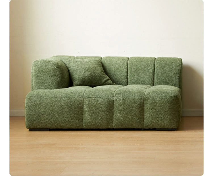 Lamb fleece Fabric Sofa green   Contemporary   Sectional Sofas   by GVAwood  Houzz