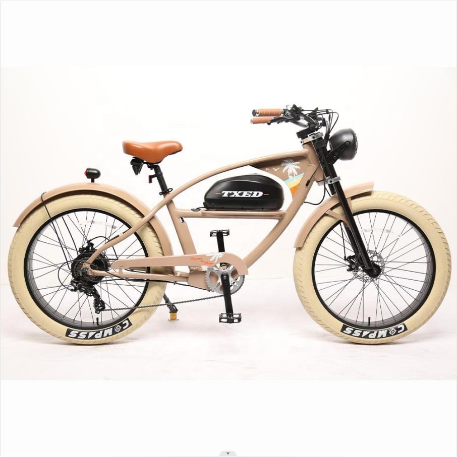 TXED fat tire cruiser ebike 48V/500W motor 26\