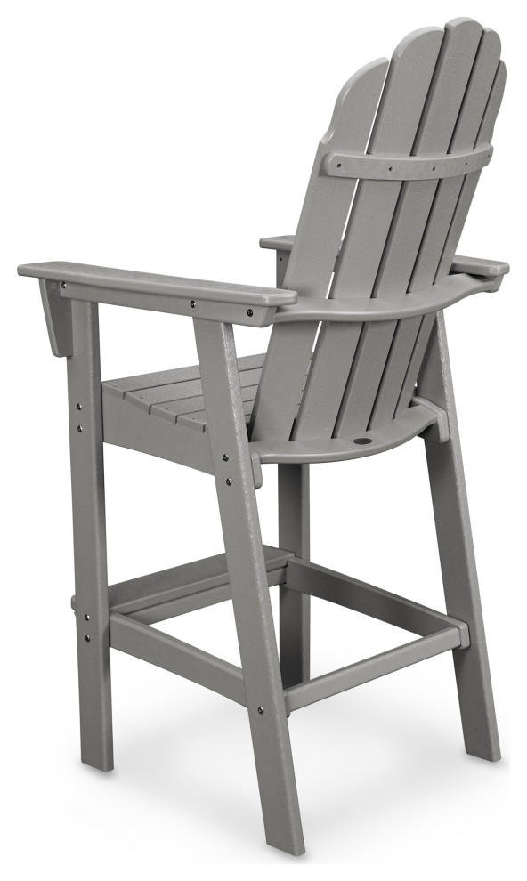 POLYWOOD Vineyard Adirondack Bar Chair   Contemporary   Outdoor Bar Stools And Counter Stools   by POLYWOOD  Houzz