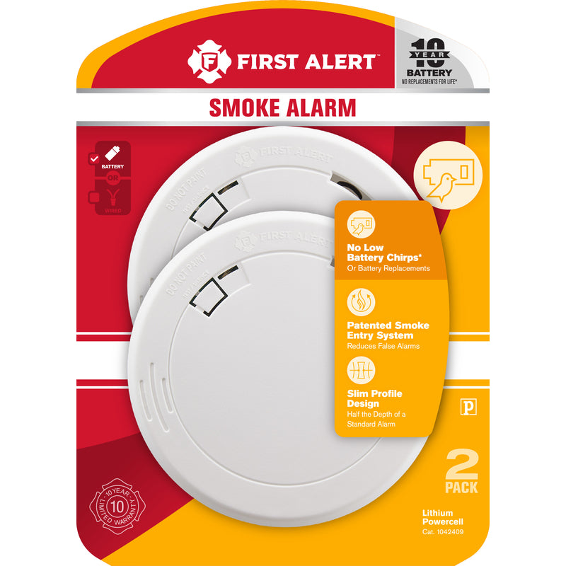 SMOKE DETECTOR BTRY 2PK