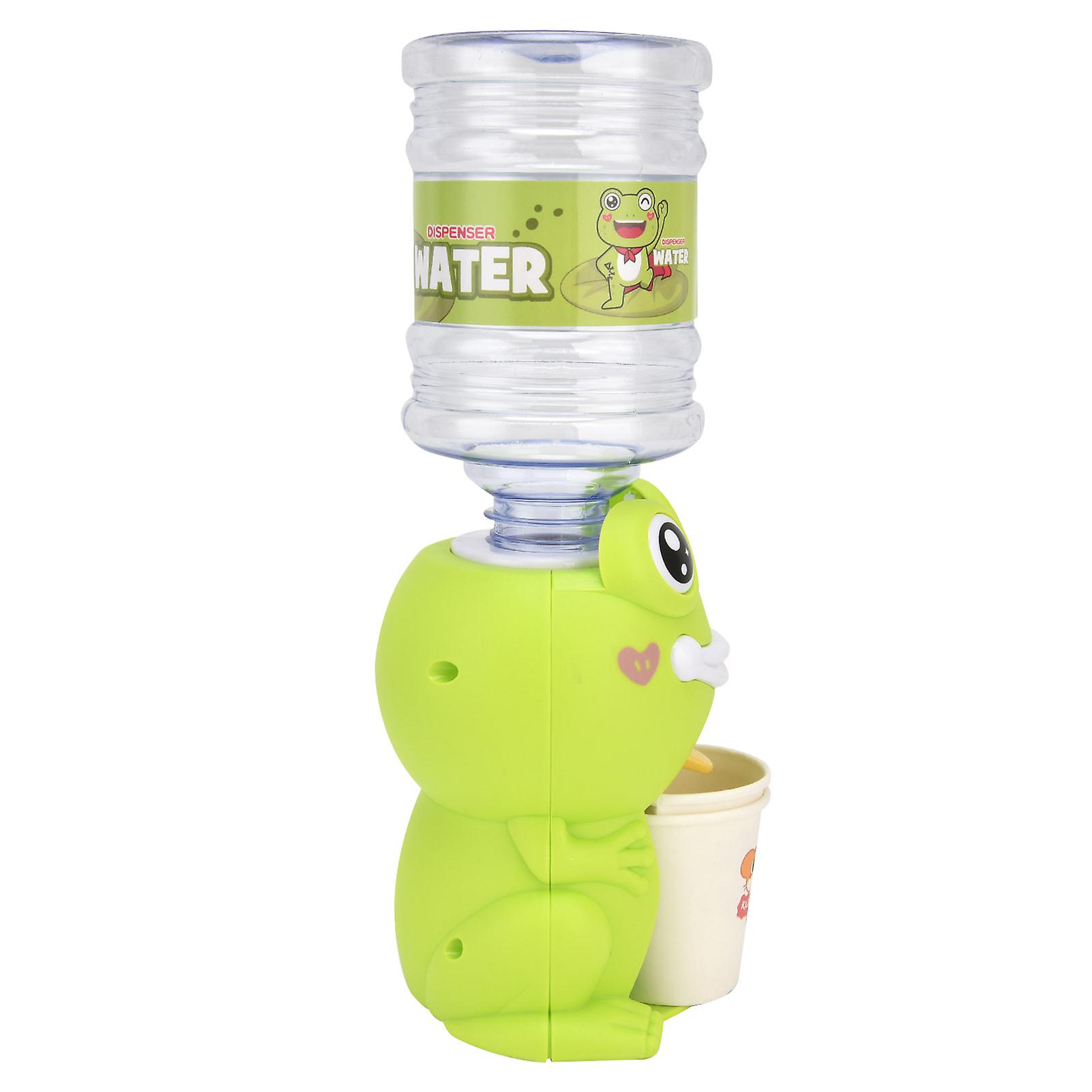 Mini Water Dispenser Cute Simulation Cartoon Kitchen Toy For Children Home Kitchengreen Frog