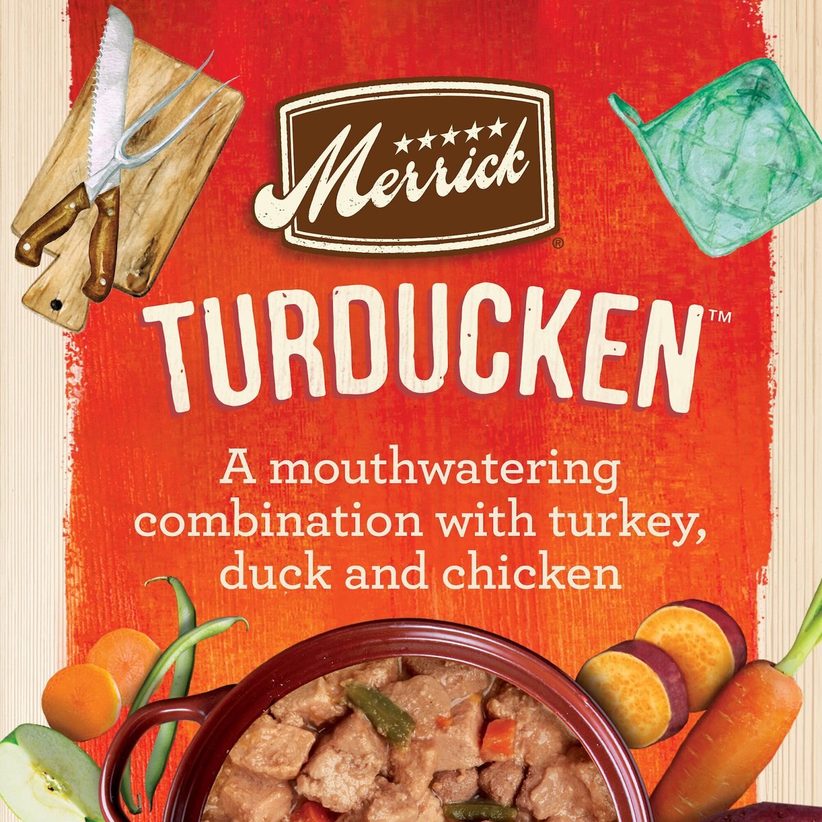 Merrick Grain-Free Turducken Recipe Canned Dog Food