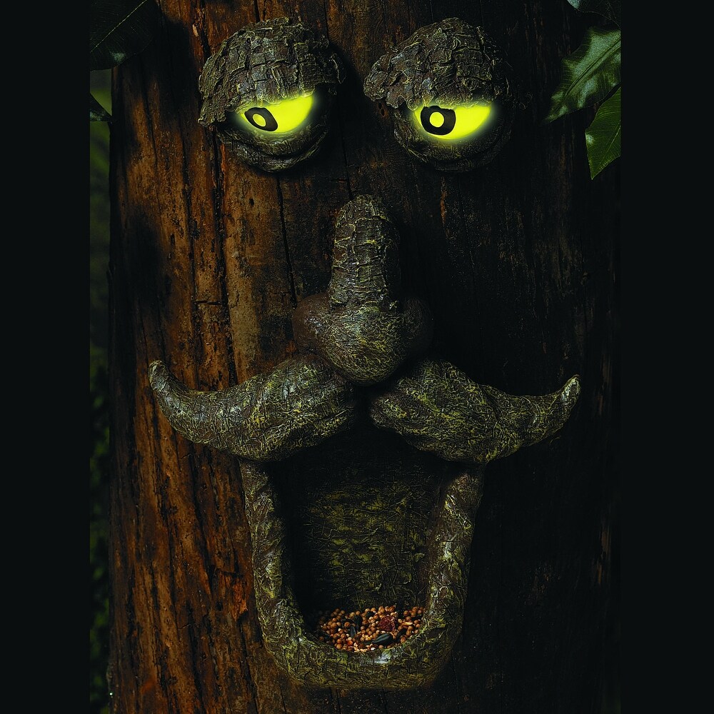 Bird Feeder Tree Face  Home Decor  Outdoor Garden  Gift Ideas  3 Pieces   9 1/2\