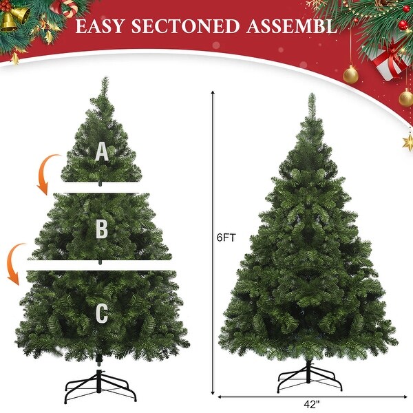 GAZEBEST Predecoration Christmas Fir Tree