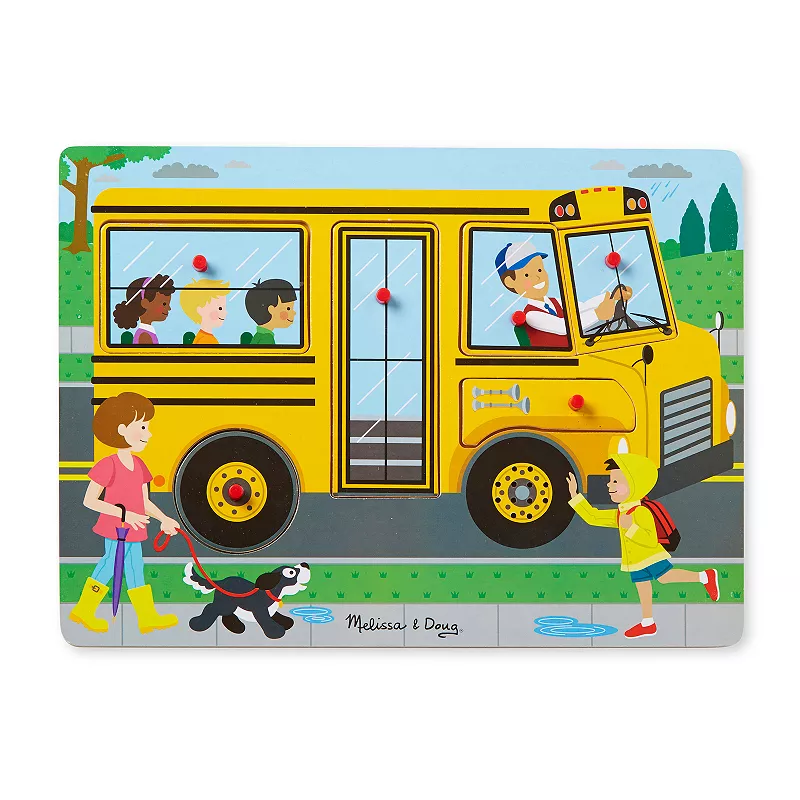 Melissa and Doug The Wheels on the Bus Sound Puzzle