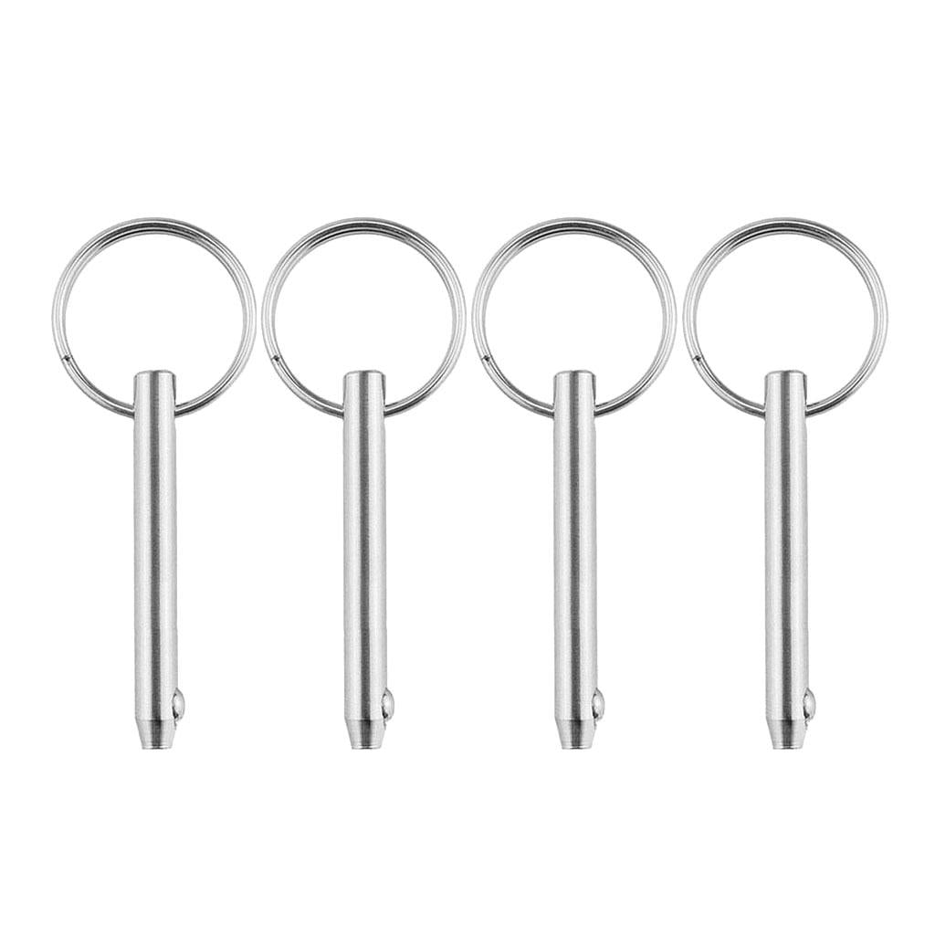 4pcs Marine Release Pin 316 Stainless Steel For Boat Bimini Top 51mm