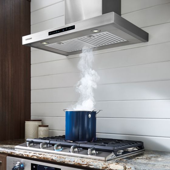 30 Inch wide Wifi enable Wall Mount Chimney Range Hood  NK30K