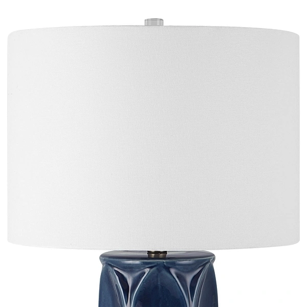 Uttermost Sinclair Blue Table Lamp - 15 W x 26.5 H x 15 D (inches)