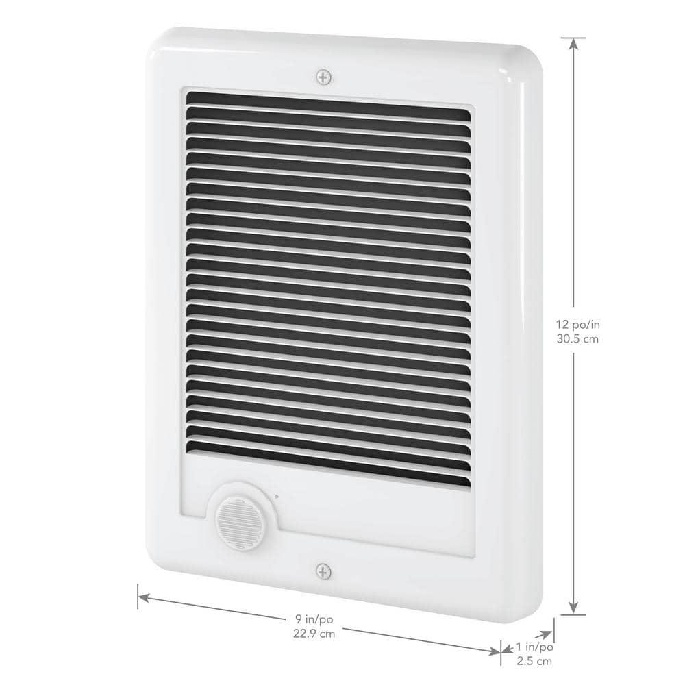 Cadet 120volt 1000watt ComPak Inwall Fanforced Electric Heater in White