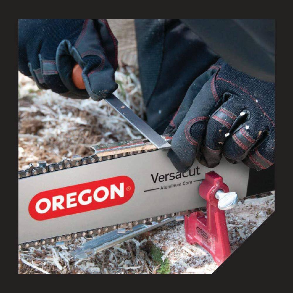 Oregon Chainsaw Sharpening Kit - Includes File Guide 532 in. Round File Flat File and depth gauge adjustment tool 104004 104004-21