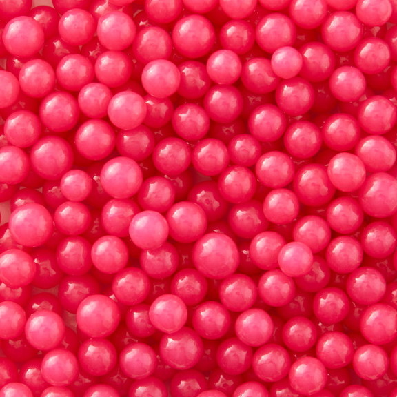 Wilton 710 9975 Pink Jumbo Nonpareils Sprinkle Tub...