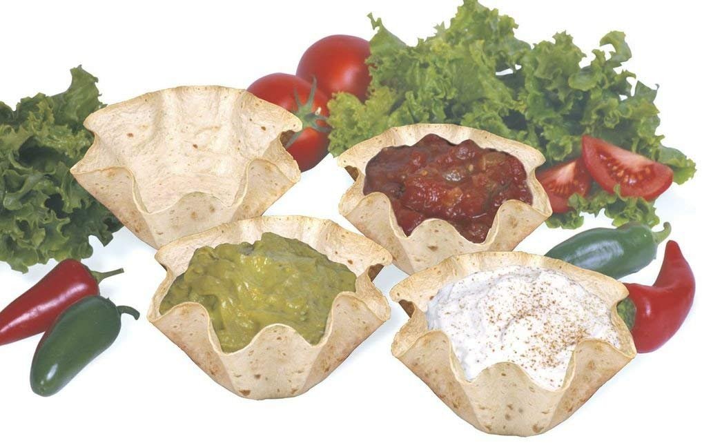 Norpro 1067 Mini 4.5-Inch Tortilla Baker Bowl， Set of 4