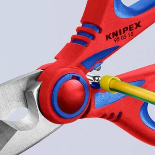 KNIPEX Electricians' Shears with Crimp Area for Ferrules 95 05 10 SBA