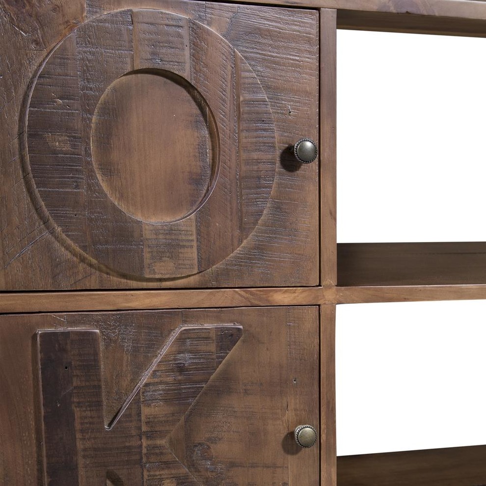 Crafters and Weavers  quotBook quotBookcase  Rustic Natural   Transitional   Bookcases   by Crafters and Weavers  Houzz